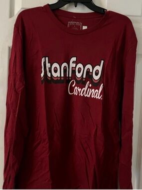 Stanford University Cardinal Red Long Sleeve Graphic Tee